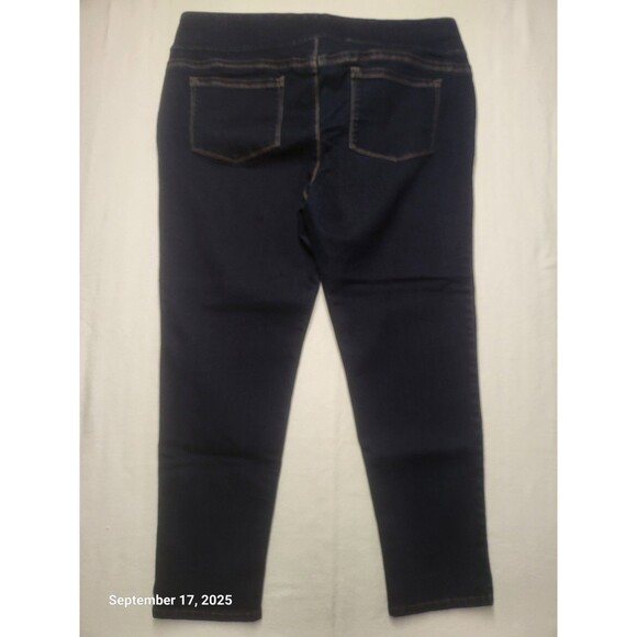 Style & Co Jeans Womens XXL Blue Denim Curvy Jegging Stretch High Waist Pull On - Picture 2 of 8